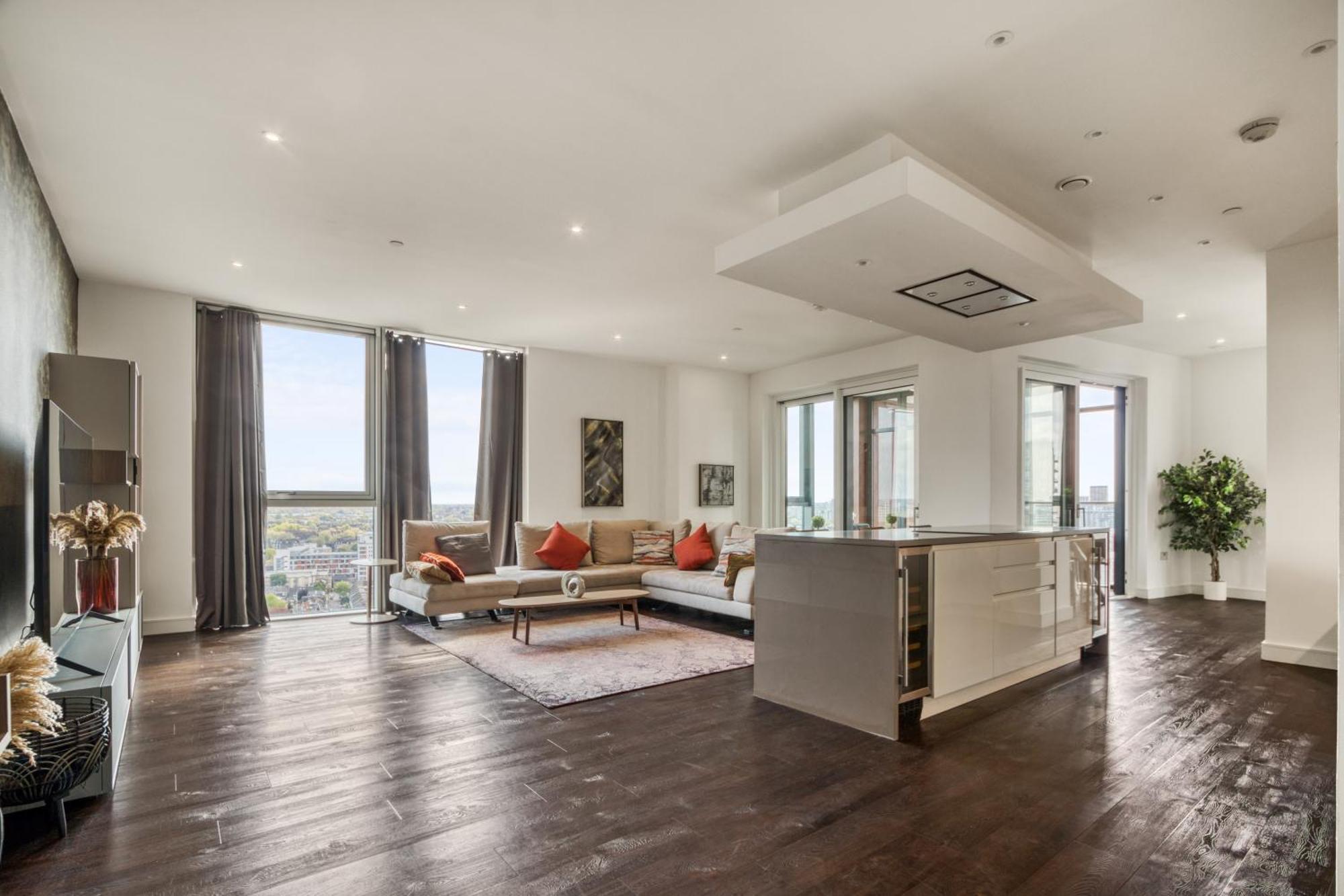 Stunning 360º View Luxurious Penthouse Apartment London Ngoại thất bức ảnh