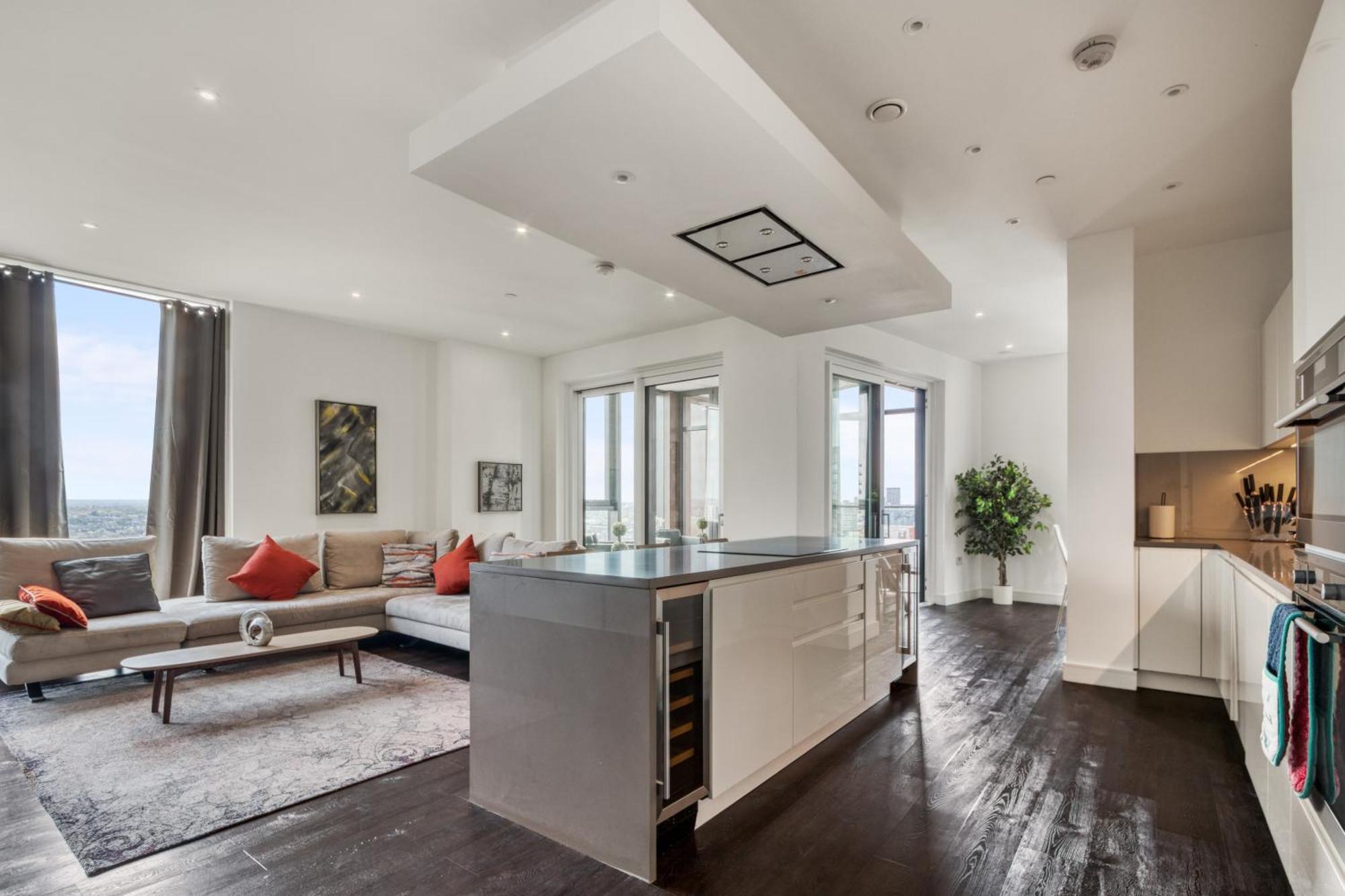 Stunning 360º View Luxurious Penthouse Apartment London Ngoại thất bức ảnh