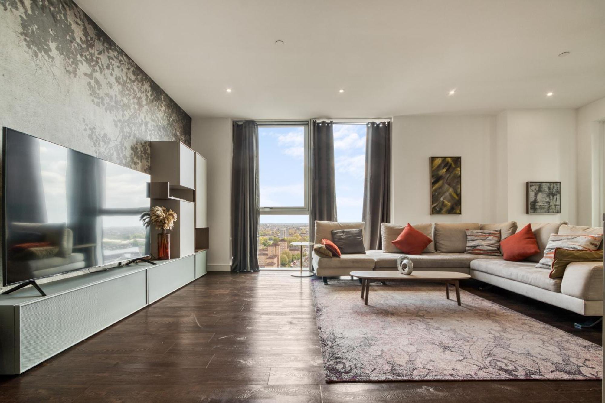 Stunning 360º View Luxurious Penthouse Apartment London Ngoại thất bức ảnh
