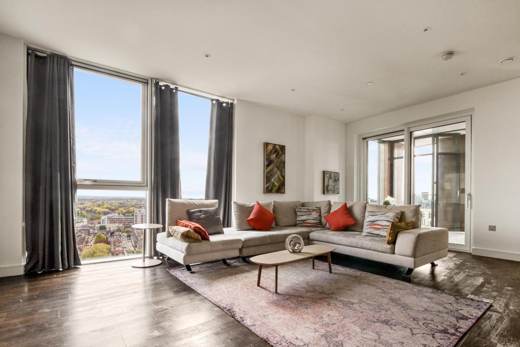 Stunning 360º View Luxurious Penthouse Apartment London Ngoại thất bức ảnh